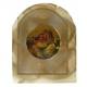 Cadre 12 Cm Vierge Et Enfant Blanc-Or Z