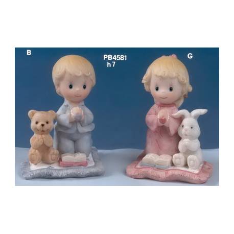 Enfant En Priere S/coussin 7 Cm