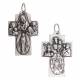 Croix Plurisaints - 31 mm - Métal argenté