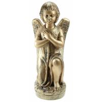 Ange - 38 cm - "marbre" finition bronze