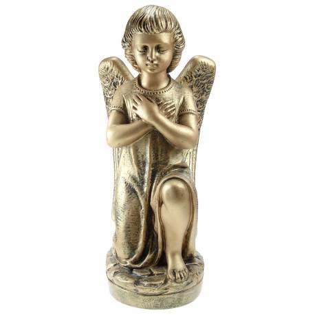 Ange - 38 cm - "marbre" finition bronze