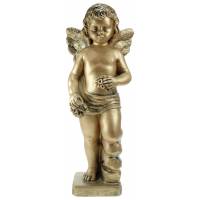 Ange - 38 cm - "marbre" finition bronze