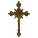 Croix Murale - 20 cm - Métal Doré