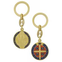 Sleutelhanger - H Benedictus - Verguld + Email 