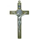 Sint-Benedictuskruis - 12 cm - Met verguld 