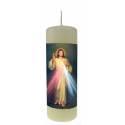 Bougie 150 X 50 mm - Christ Miséricordieux