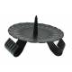 Bougeoir - Diam 10 cm - Noir