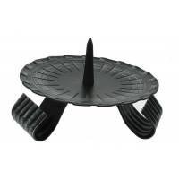 Bougeoir - Diam 10 cm - Noir