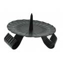 Bougeoir - Diam 10 cm - Noir