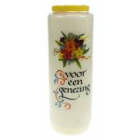 Noveenkaars / wit / Voor een genezing 