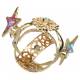 Hertogerkroon Metaal Verguld / Strass 3 Cm 