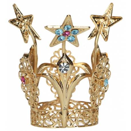 Couronne Ducale 4 Cm Metal Dore