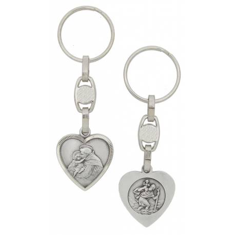 Porte-Clefs - St Antoine / St Christophe - 25 X 24 mm