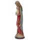Statue 14 Cm Vierge Bois Sculpte Couleur