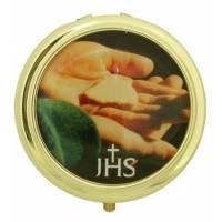 Pixis Verguld - Handen / IHS - Diam 5 cm 