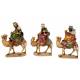 Roi Mage sur chameau - 20 cm - 3 / set