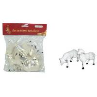 Set de 8 moutons - 9 X 8 cm
