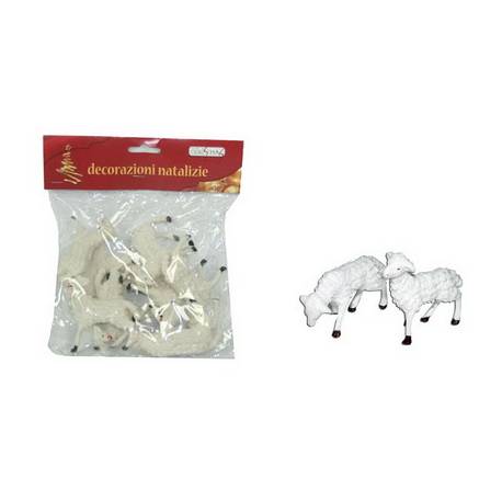 Set de 8 moutons - 9 X 8 cm