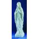 N.D. de Lourdes - 106 cm - "marbre" blanc