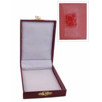 Doosje / Leder 8 X 6 Cm Croco / Bruin 