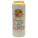 Neuvaine / blanc / Deze kaars zet mijn gebed verder