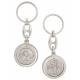 Porte-Clefs tournant - Ange / St Christophe