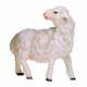 Mouton regardant : crèche de Noël en bois Ulrich 15 cm
