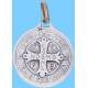 Médaille Argent St Benoît 23 mm