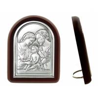 Kader / Zilver - H Familie - Bruin Hout 