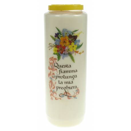 Neuvaine / Blanc / Questa fiamma ... preghiera