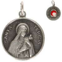 Médaille 18 mm - Ste Thérèse / Relique