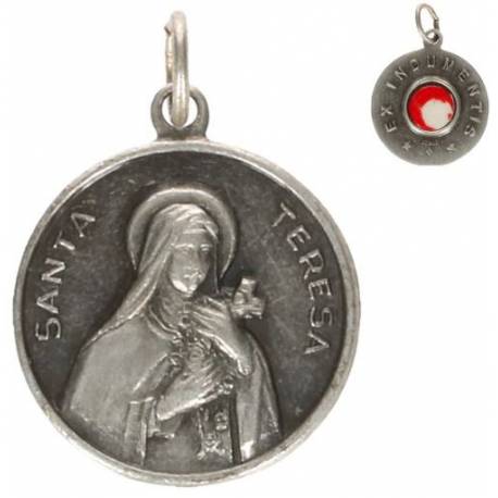 Médaille 18 mm - Ste Thérèse / Relique