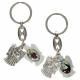 Porte-Clefs Ange Ste Rita / St Christophe 90 X 20 Mm