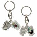 Porte-Clefs Ange Ste Rita / St Christophe 90 X 20 Mm