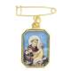 Sierspeld + Medaille H Antonius - Verguld 