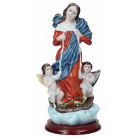 Statue 19 Cm - Marie qui défait les noeuds - Porcelaine