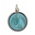 Medaille 15 mm - H Antonius - Email Blauw 