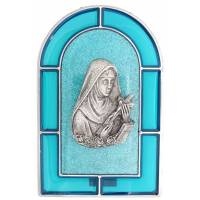 Cadre Vitrail - 6.5 X H 10 cm - Ste Rita