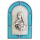 Cadre Vitrail - 6.5 X H 10 cm - Ste Rita
