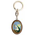 Sleutelhanger H Rita Olijvenhout - Blauw 