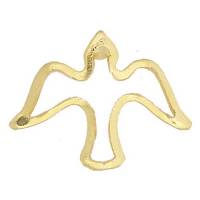 Pin Duif Metaal verguld 