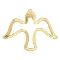 Pin Colombe ajourée Métal doré