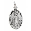 Medaille Wonderbare - 19 X 14 mm - Metaal Verzilverd 