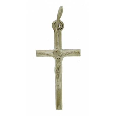 Croix - 25 mm - Métal argenté