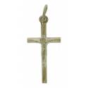Croix - 25 mm - Métal argenté