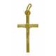 Kruis - 25 mm - Metaal Verguld 