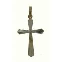 Croix - 23 mm - Métal argenté