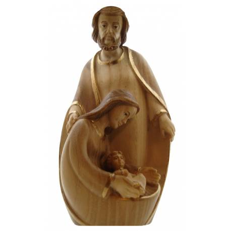 Houtsnijwerk H Familie 16 Cm 2 Houtkleur 