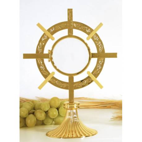 Ostensoire H 25 Cm Doré