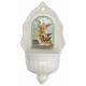 Bénitier - St Michel - Porcelaine 16 x 9 cm